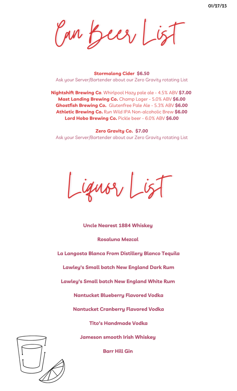 Menus American Flatbread Brighton & Brighton Bowl